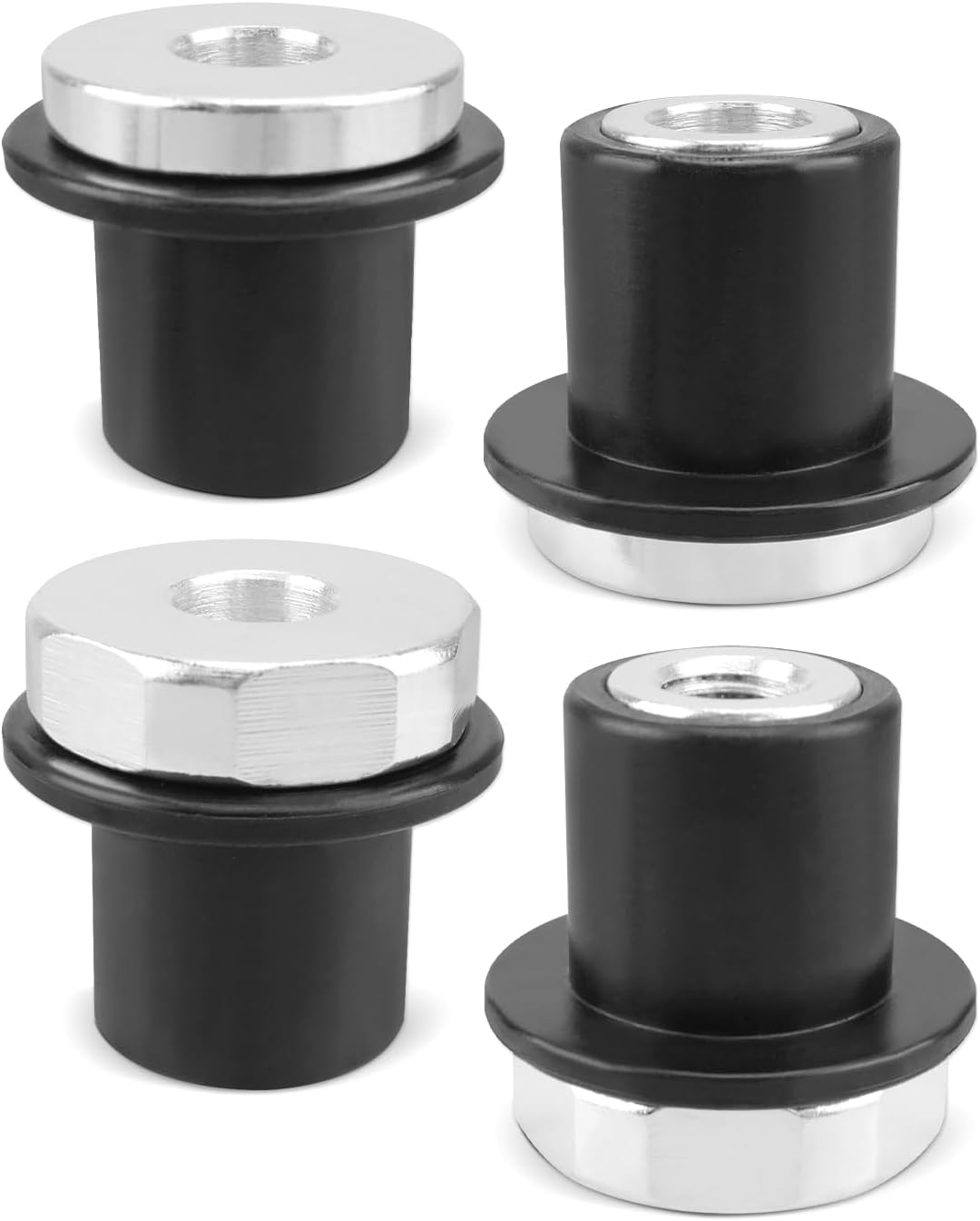 4Pcs Steering Rack and Pinion Mount Bushing Fit for Dodge Ram 1500 2000-2012, Replace 52106728AC 52113031AD