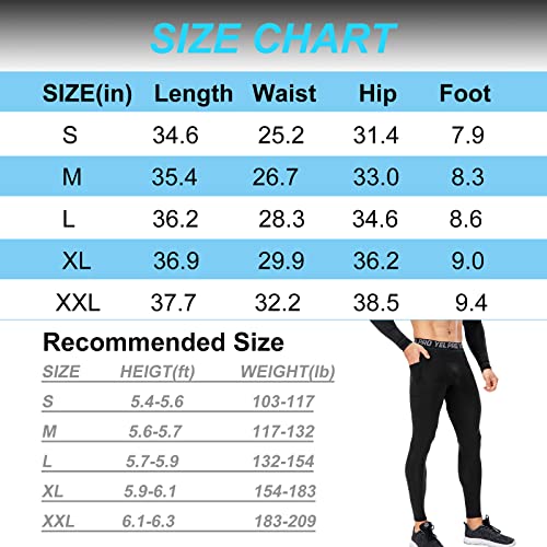 Pacote com 1 ou 2 calças masculinas de compressão térmica, leggings esportivas micro forradas para c