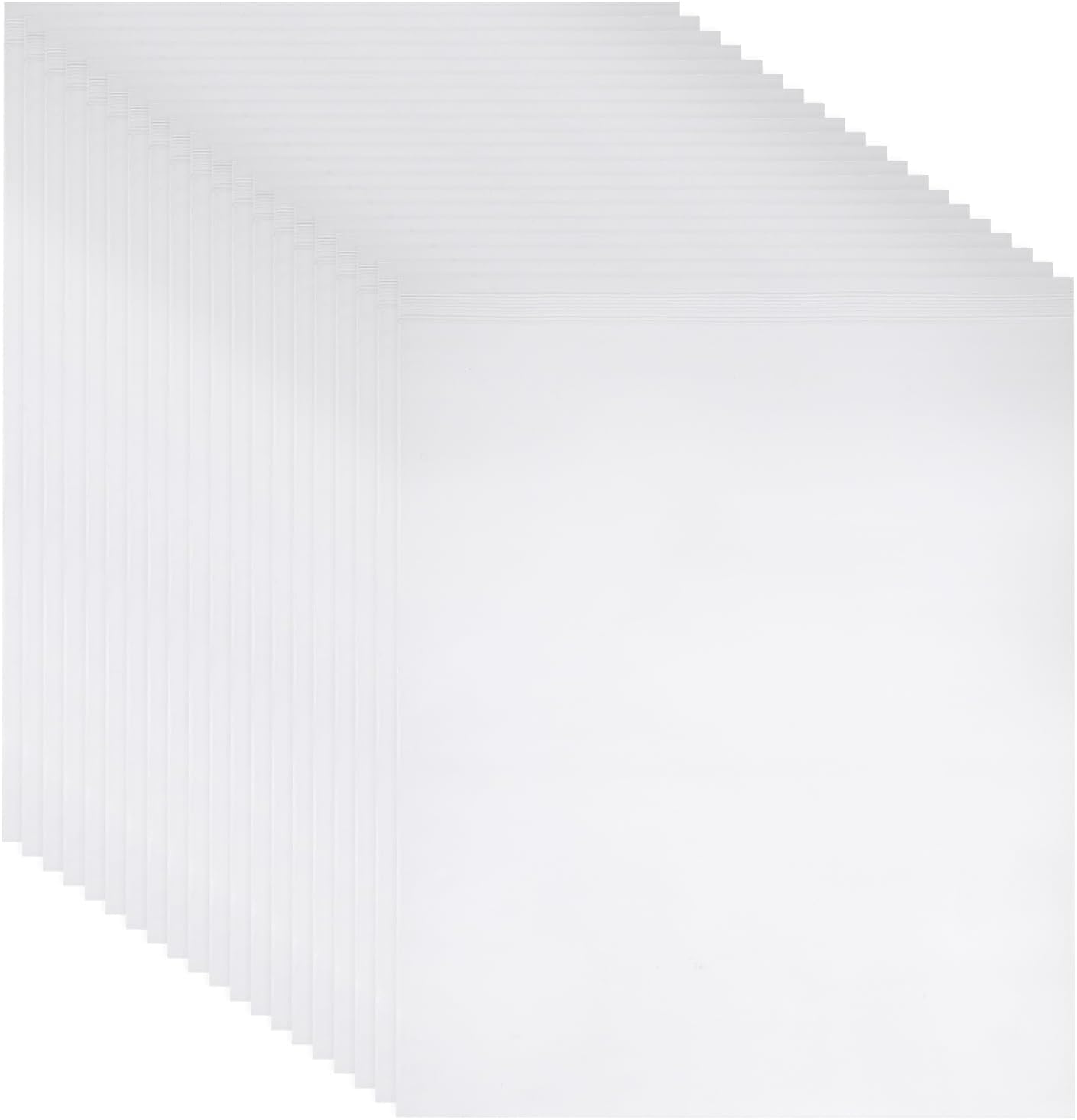 MECCANIXITY 20Pcs Clear Plastic Bags 15" x 13" Zipper Resealable Lock Bag 4mil Small Reclosable Poly Bags for Small Business, Jewelry, Storage, Packaging