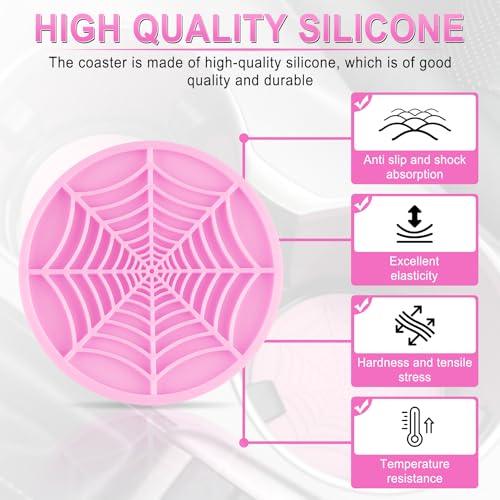 Portavasos de silicona antideslizante para carro 4 piezas miniatura 3