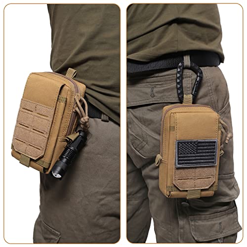 Tactical Molle Edc Pouch Cellphone Pouch Holder Utility Gadget Organizer Bag (Black) #TOP4