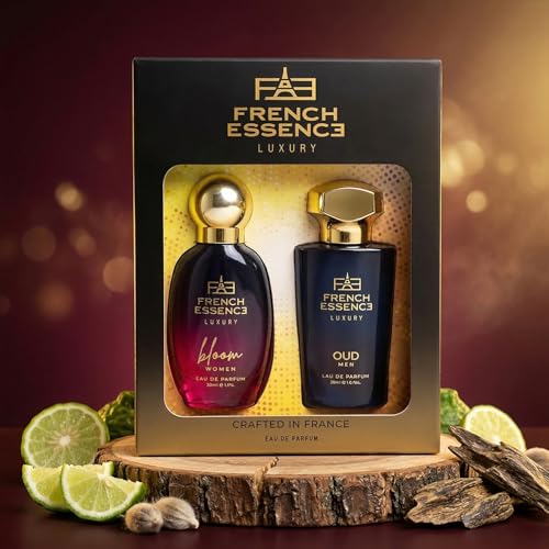 Image of French Essence Perfume Gift Set for Men & Women | Bloom 30ml & Oud 30ml Combo | Long-Lasting Fragrance | Attractive French Scent | Fresh EDP