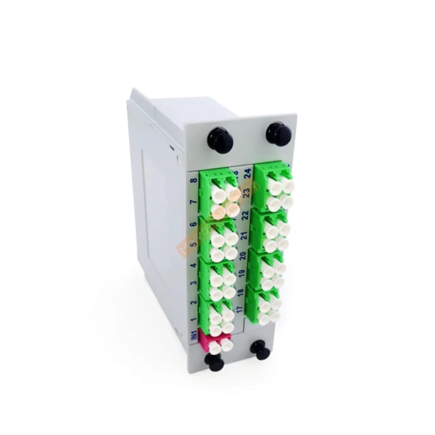 LC 2x32 Fiber Optic Splitter Box Cassette Card Inserting FTTH Coupler