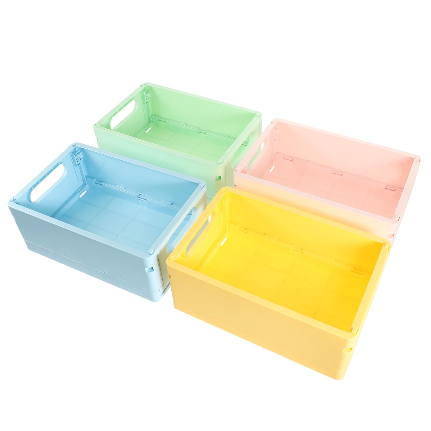 Ciieeo 4stücke Aufbewahrungsboxen Aus Kunststoff Stapelbar Für Kleinartikel Make-up Spielzeug Platzsparend Und Praktisch Für Schlafzimmer Und Home Office