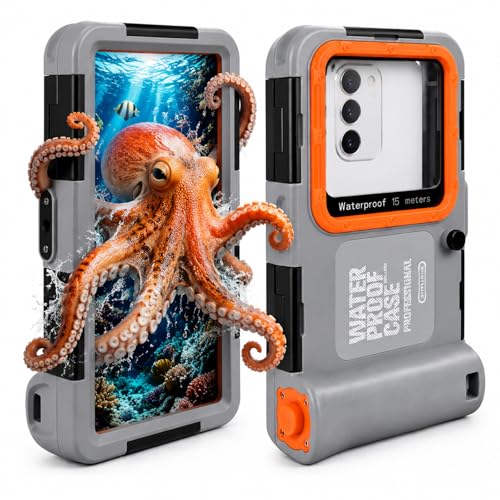 Upgrade Underwater Phone Case for Snorkeling, Waterproof Phone Case