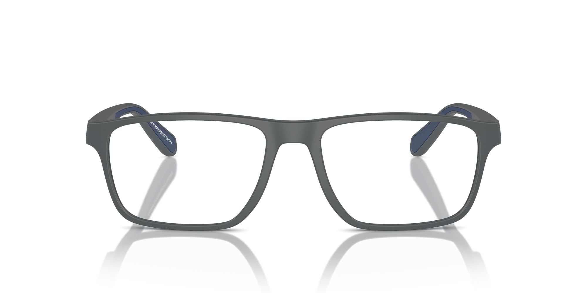 Emporio Armani Men's Ea3233 Rectangular Prescription Eyewear Frames