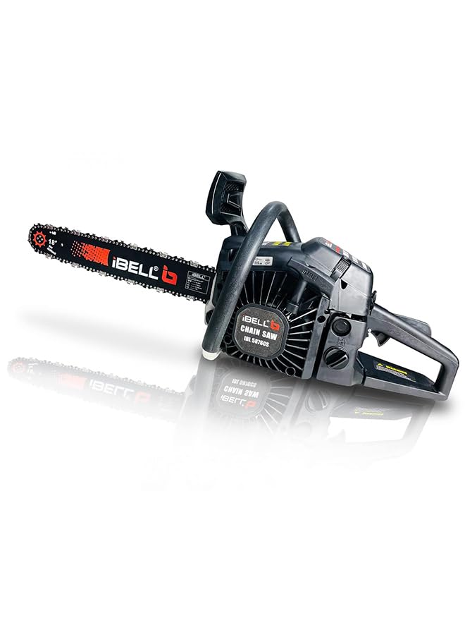 Image of IBELL 5876CS L 58cc Petrol Chain Saw, 2.71kW / 3.52HP Power, 18-Inch Guide Bar & Chain, 3000 RPM - Heavy Duty Wood Cutting Machine- 6 Months warranty