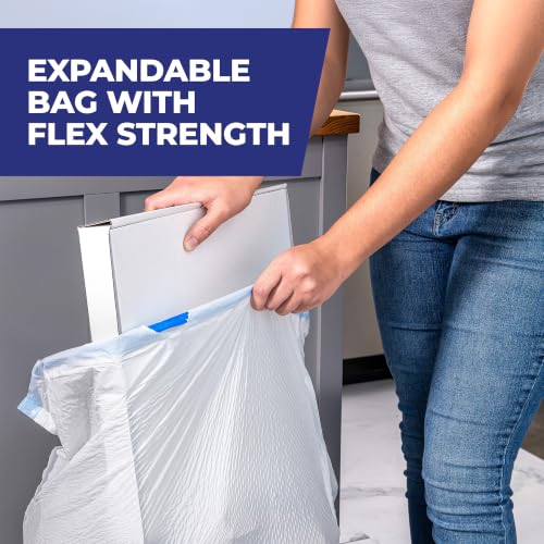 Hefty Ultra Strong 20G XL Tall Kitchen Trash Bags, Lavender Vanilla, 80ct | Holds 50% More Than 13G, 20 Gallon White Trash Bags with Drawstrings, Continuous Odor Control, Resists Leaks, Punctures, Rips - image 8