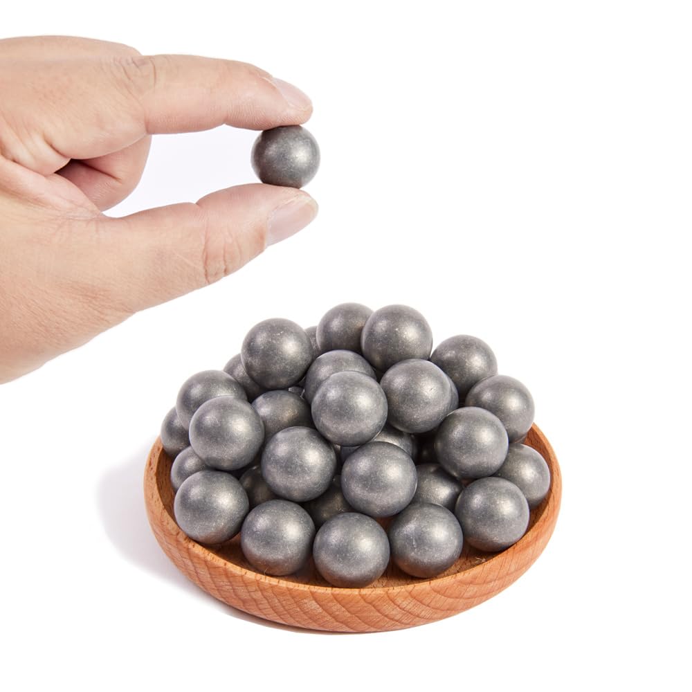 30 Billes De Paintball Calibre .68 - 10g - Revêtement Caoutchouc - Pour Byrna, T4E, Valken M17 - Réutilisables