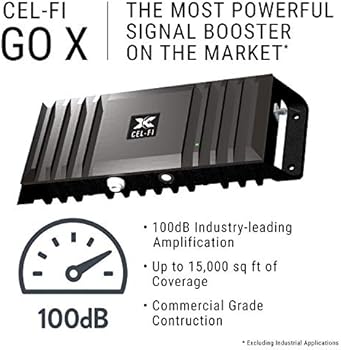 Cel Fi Go X Cell Phone Signal Booster 1 Directional Panel Antenna Bundle Kit All Accessories Included Multi Carrier Support With Carrier Switching Up To 100 Db Multiuser Gain Amazon Sg Electronics