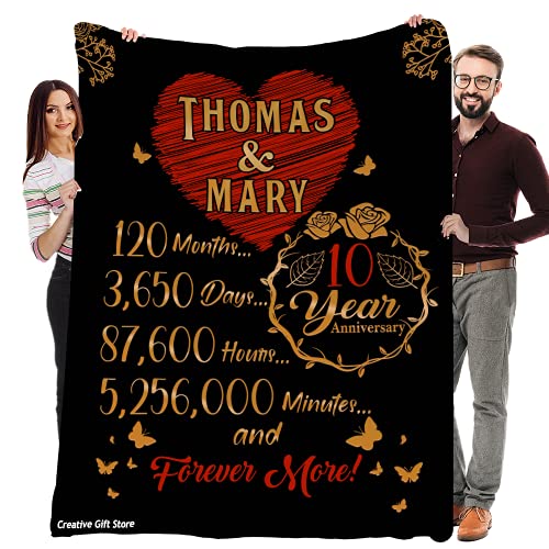 Custom Anniversary Blanket