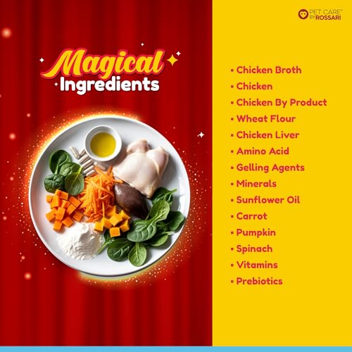 Image of ZIPPY 1-12 Month Puppy Dog Food 4080g, Pack of 48 (85g Each Pack) Chicken & Liver Chunks in Gravy of Real Chicken | Gravy Meal Helps Strengthen Dog's Immune System | Maintaining Strong Bones & Teeth