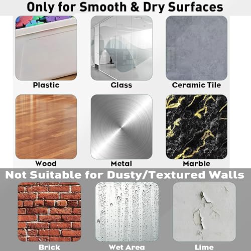 Image of 14 Pcs Adhesive Picture Hooks 2.36 inch Picture Hangers Without Nails Wall Hooks for Hanging Transparent Waterproof Frame Hangers Sticky Hooks for Bathroom Kitchen