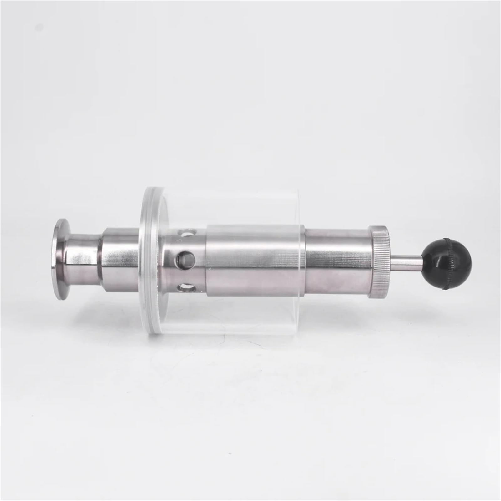 Válvula de Seguridad Alivio presión Ajustable 1,5" con Triple Abrazadera, 0 a 3, Bar, Acero Inoxidable SUS304 for Tanque fermentación Cerveza(38mm Pipe OD K50.5mm)