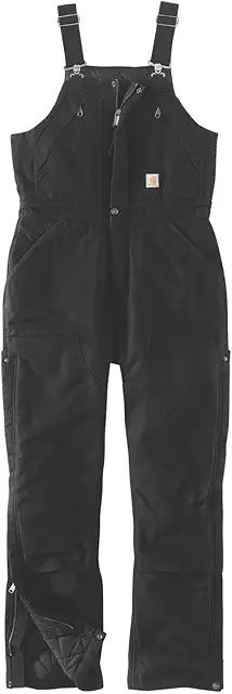 Women's Insulated Loose Fit Washed Duck Biberall Overall