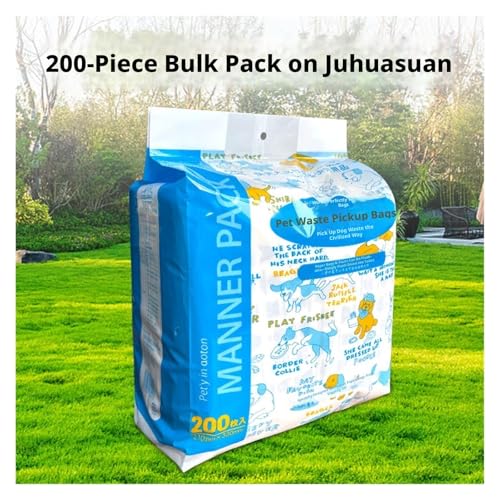 Sacs à déchets durables pour chiens avec double couche étanche Classicblue - 7