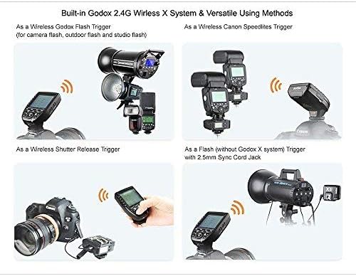 Godox Xpro-N TTL Wireless Flash Trigger Transmitter for Nikon, 1/8000s HSS, TTL-Convert-Manual Function, Large Screen, 5 Dedicated Group Buttons, 11 Customizable Functions with Cleaning Kit