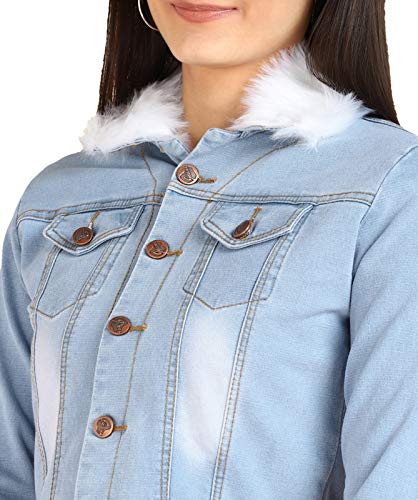 Image of Nifty Women's Denim Solid Long Sleeve Regular Fit Jacket