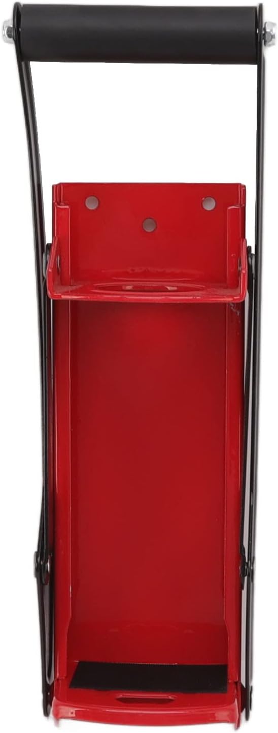 Heavy Duty Wall Mounted Smasher, Can Crusher for Recycling Aluminum and Plastic Bottles, Red - Space Saving, Multi Purpose, Easy Operation for Home and Garage (Red)