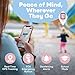 Kipywatch Smart Watch for Kids - Kids Watch with GPS Tracker & Safe Zones Alert – SMS, Voice & Video Call with School Mode – Parental App, Subscription Required - Gifts for Girls 3-12 - Pink