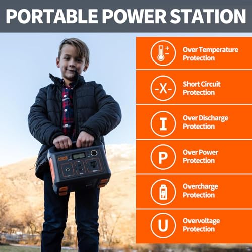 Image of Jackery Portable Power Station Explorer 290, 290Wh Backup Lithium Battery, 110V /200W Pure Sine Wave AC Outlet, Solar Generator (Solar Panel Not Included) for Outdoors Camping Travel Hunting Blackout