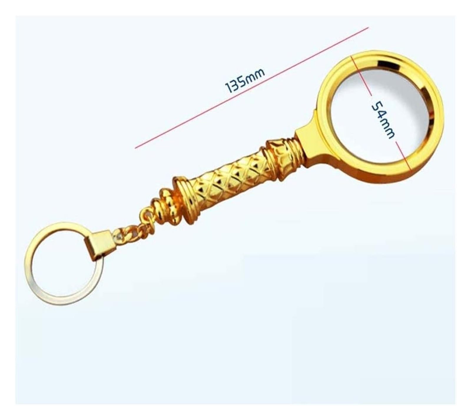 Lupa jubilerska Lupa jubilerska, metalowy uchwyt 50 mm dla osób starszych, wykwintny przenośny przenośny