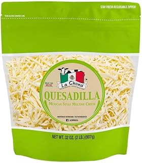 Quesadilla Shredded Cheese, 32 oz, Mexican Style Melting Cheese, Cultured Pasteurized Milk, Salt, Enzymes, Anticake (Potato Starch, Powdered Cellulose), Natamycin (Natural Mold Inhibitor).
