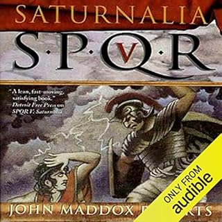 SPQR V: Saturnalia Audiolibro Por John Maddox Roberts arte de portada
