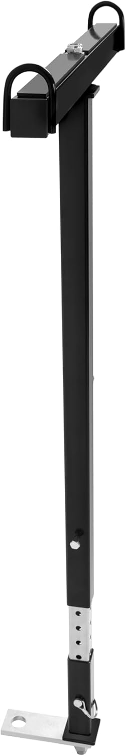 KUAFU Universal Kayak Loader for Most Cars Trucks Canoe Kayak Mount Rack Steel Black Silvery Powder Coated+Zinc-Plated