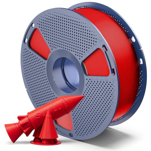 SUNLU PETG 2.0 Filament, Upgraded PETG 2.0 3D Printing Filament, 1KG Spool, Red