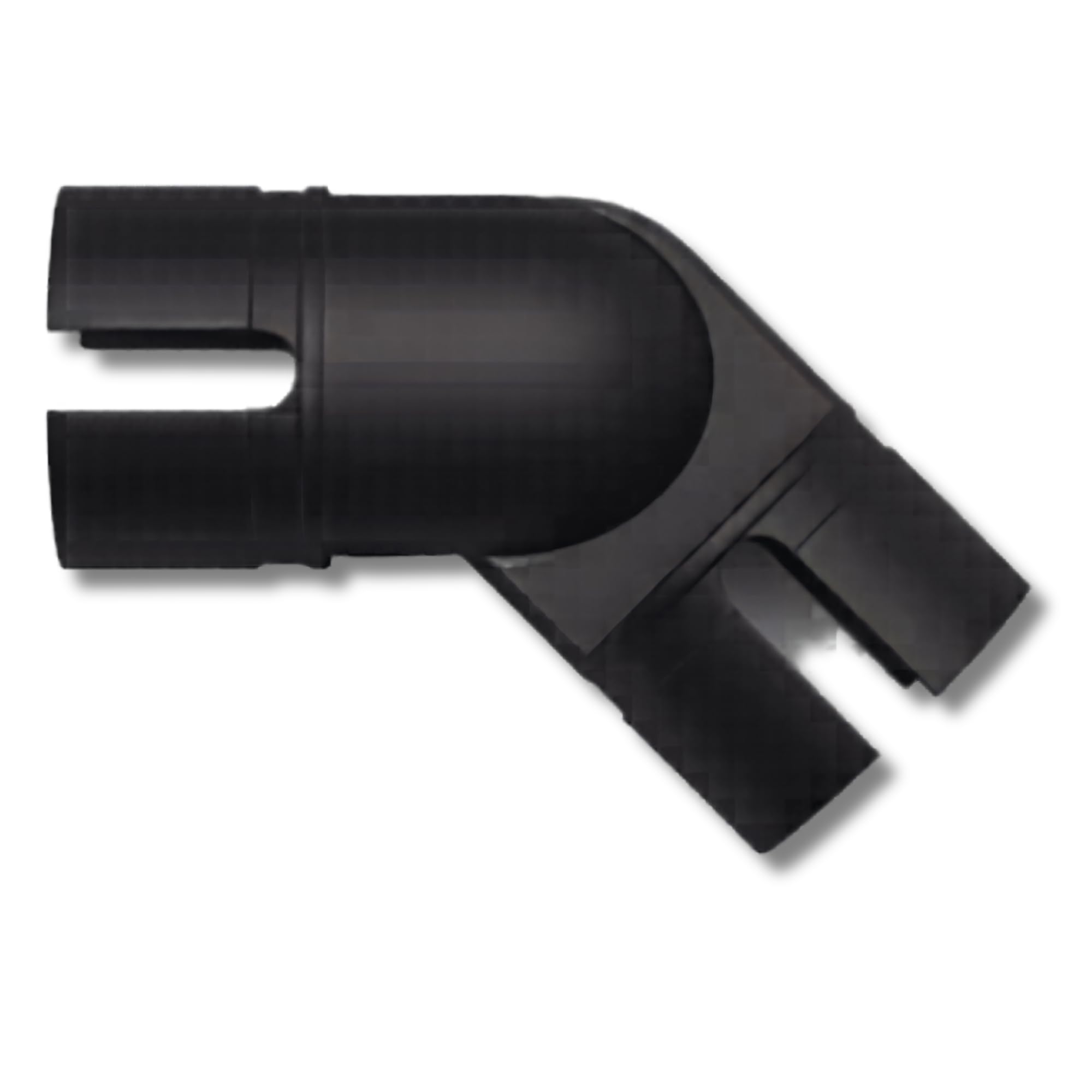 Stiley Living 40mm Adjustable Handrail Elbow 135° Push Fit (Matt Black) — image 1