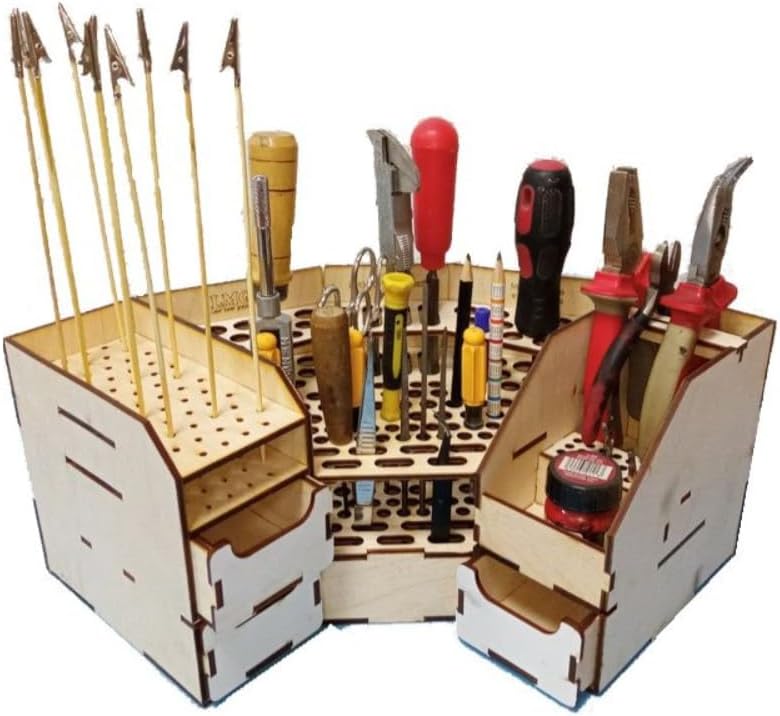 Holder for a Tool Corner Scale: Universal Material – 3,6 mm Smooth Plywood LMG WO-1205