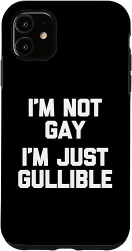 Miniatura 10 de iPhone 14 Pro Max I'm Not Gay (I'm Just Gullible) Funny Bi LGBTQ+ Gay Bisexual Case