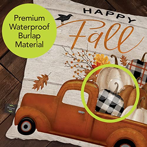 Briarwoodlanehappyfallpickupdecorativepillowprimitiveindooroutdoor17x17  Urban Country Home Decor Briarwood lane happy fall pickup decorative pillow primitive indoor outdoor 17 x 17  urban country home decor