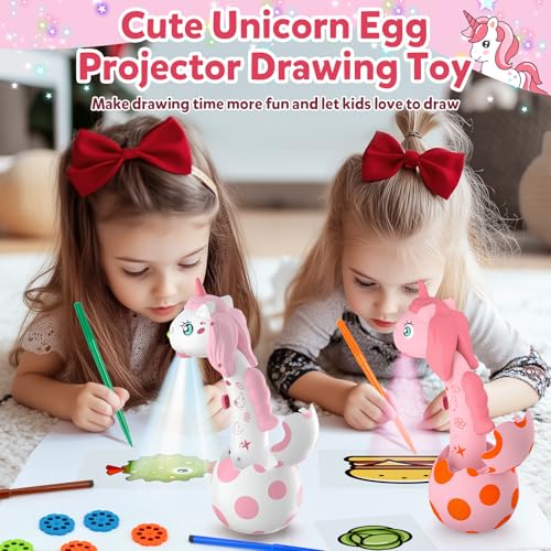 KETIEE Unicorn Drawing Projector Toys for Ages 5-7: Smart Art Sketcher Tracing and Drawing Projector for Kids with 96 Stencils, Spring for Girls Boys Ages 3+ by KETIEE - Image 7