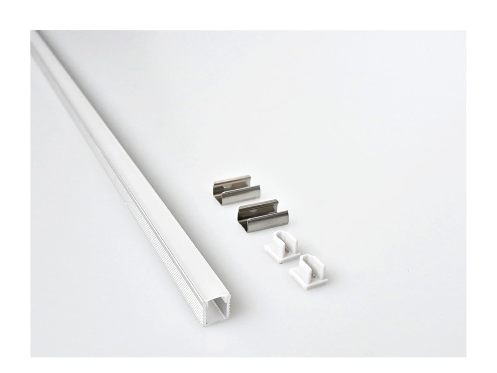 2-35 Uds. Perfil de aluminio LED 0,5 m/unids forma de U 5mm 12mm