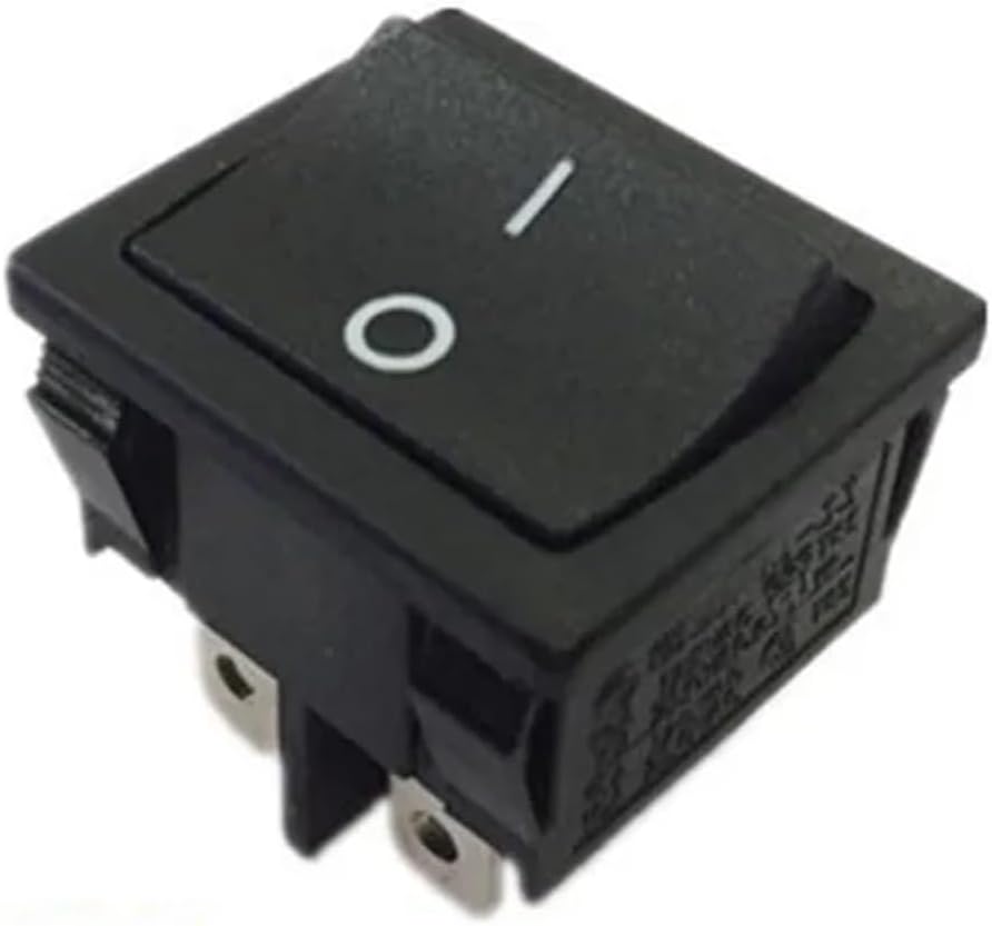 R13-33 Square Rocker Switch 6A250V 21 * 24mm(6p Black On-Off-on)