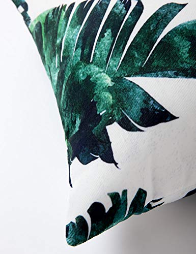 Pantaknot Banana Leaf Decorative Throw Pillow Covers Set Of 2 Pillowcase Cushion Home Décor, 18 X 18 Inch #TOP2