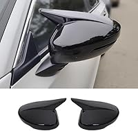 Vista 13 de XITER 2 piezas de ABS plástico cuerno de buey cubierta de espejo retrovisor lateral para decoración exterior del espejo retrovisor para el 8º Honda