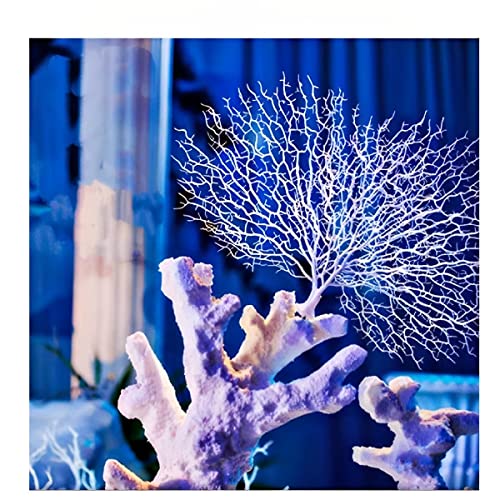 Ropalia Simulation Coral Branch Sea Tree Wedding Floral Decoration Plastic Sea Trunk Branch Artificial Decoration (Y-White) #TOP3