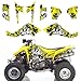 for Suzuki LTZ400 LTZ 400 KFX400 KXF 400 2003 2004 2005 2006 2007 2008 Full Graphics Decals Stickers Kits