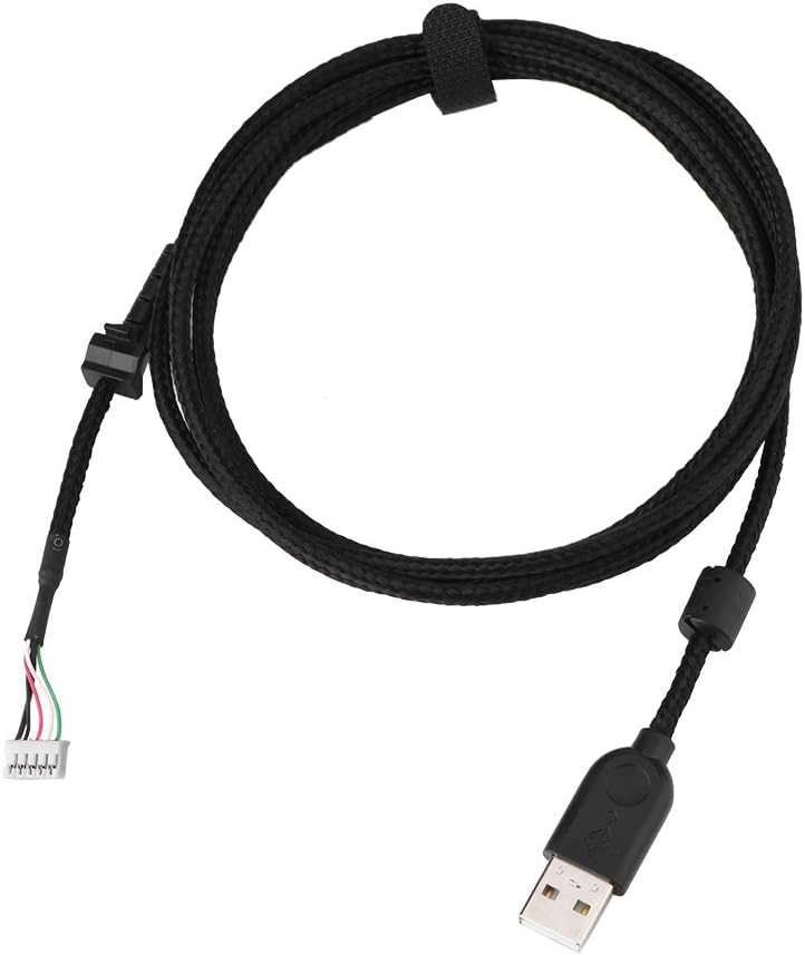 Ejoyous Replacement Mouse Cable for, 2m USB Mouse Replacement Cable Mouse Replacement Cable G502 Gaming Mouse Cable Replacement Repair Accessories Plug and Play
