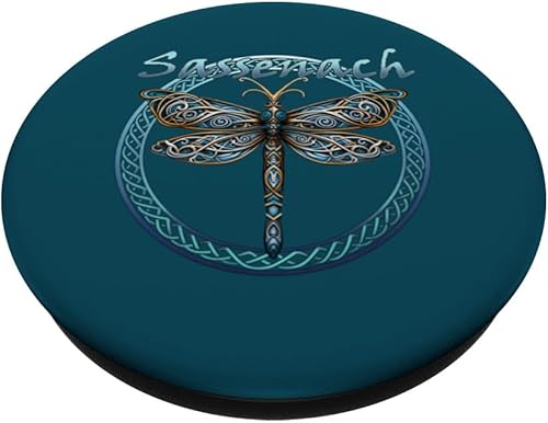 Miniatura 2 de Sassenach PopSockets PopGrip estándar de libélula gaélica escocesa