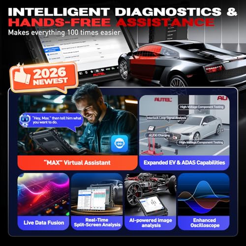 Autel MaxiSys Ultra S2 AI Scanner, 2026 UltraS2 Top Intelligent Scan Tool, Up of MS919 S2 MSUltra EV, 6IN1 VCMI2, Multi-Point DVI, Topology 3.0, Motor Truspeed, 48+ Service, EV Tests, 3K+ Active Tests - Image 5