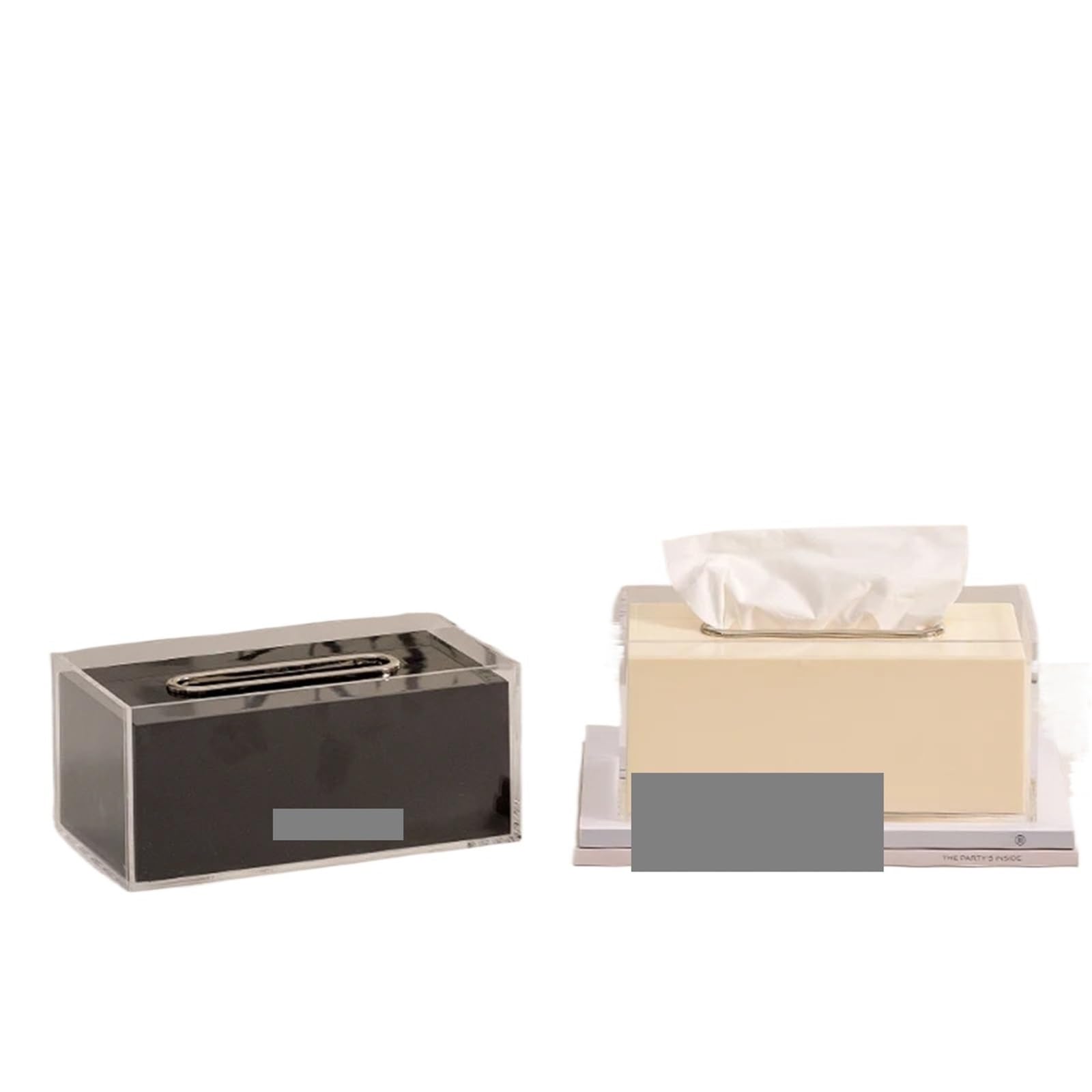 Porta Scottex Da Parete Tavolino Da Caffè for Uso Domestico Con Scatola Di Fazzoletti for Parete E Tavolo(Black)