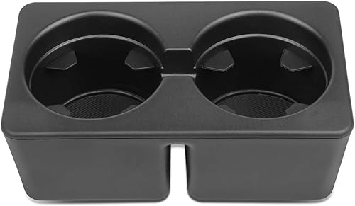 DNA MOTORING Repuesto de soporte para taza de consola central delantera compatible con Silverado Sierra Avalanche Tahoe Suburban Yukon Escalade,