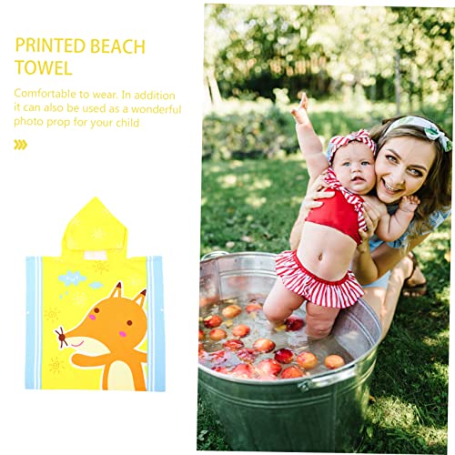 Cape de bain douce imprimée pour des moments de tendresse - 3