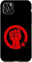Vista 11 de Funda para iPhone 14 Rebel Red Socialist Fist