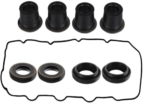 Image of Injector Rocker Cover Gasket Seal Kit 9pcs Fits For KUN16 KUN26 KDN145 KDN150 KDN151 KDN155 KDN165 KDN166 KDN190 120 150 Diesel Engines, Model KUN16, Precision Engineered, Reliable Performance, Eas...