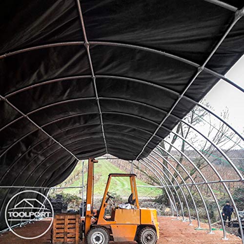 Lagerzelt Toolport Rundbogenhalle 9,15x12m für vielseitige Nutzung